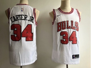Nike Chicago Bulls #34 Wendell Carter Jr. Swingman Basketball Jerseys White