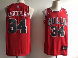 Nike Chicago Bulls #34 Wendell Carter Jr. Swingman Basketball Jerseys Red