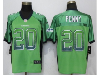 Seattle Seahawks 20 Rashaad Penny Football Jersey Green Drift Fashion Elite