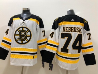 Adidas Boston Bruins #74 Jake Debrusk Hockey Jersey White