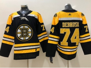 Adidas Boston Bruins #74 Jake Debrusk Hockey Jersey Black