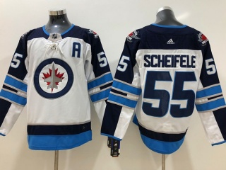 Adidas Winnipeg Jets #55 Mark Scheifele Hockey Jersey White