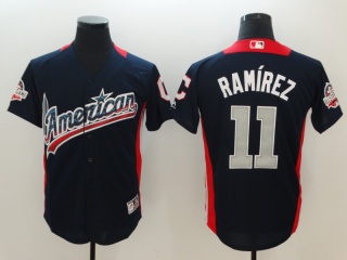 2018 MLB All-Star Navy #11 Jose Ramirez Home Run Derby American League Jersey