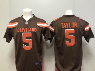Cleveland Browns #5 Tyrod Taylor Game Jersey Brown