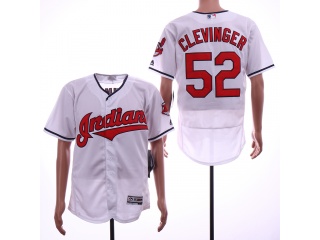 Cleveland Indians #52 Mike Clevinger Flexbase Jersey White