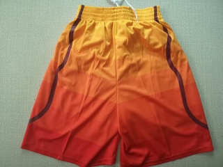 Nike Utah Jazz Basketball Short Orange Rainbow