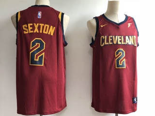 Nike Cleveland Cavaliers #2 Collin Sexton Swingman Jersey Red