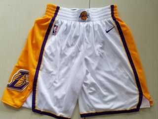 Nike Los Angeles Lakers Basketball Short White