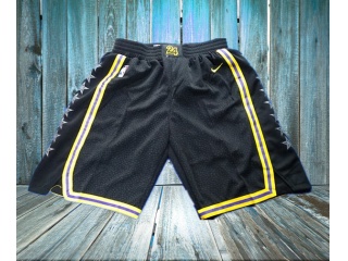 Nike Los Angeles Lakers Basketball Short Black City