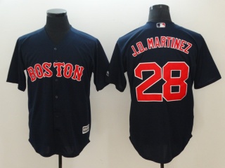 Boston Red Sox #28 J.D. Martinez Cool Base Jersey Blue