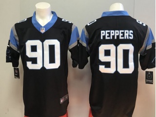 Carolina Panthers #90 Julius Peppers Men's Vapor Untouchable Limited Jersey Black