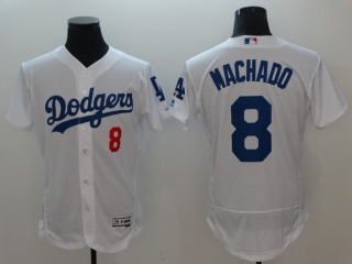 Los Angeles Dodgers #8 Manny Machado Flexbase Jersey White