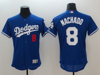 Los Angeles Dodgers #8 Manny Machado Flexbase Jersey Blue