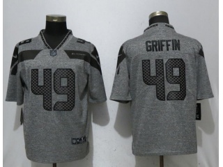 Seattle Seahawks 49 Shaquem Griffin Limited Football Jersey Gridiron Gray