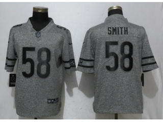 Chicago Bears 58 Roquan Smith Limited Football Jersey Gridiron Gray