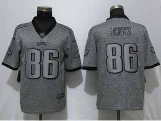 Philadelphia Eagles 86 Zach Ertz Limited Football Jersey Gridiron Gray