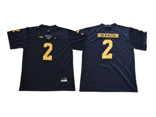 Michigan Wolverines 2 Charles Woodson College Football Jersey 2018 Navy Blue Vapor