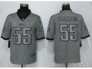 Philadelphia Eagles 55 Brandon Graham Football Jersey Gridiron Gray Limited