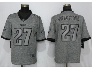 Philadelphia Eagles 27 Malcolm Jenkins Football Jersey Gridiron Gray Limited