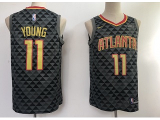 Atlanta Hawks #11 Trae Young Swingman Jersey Black