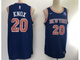 New York Knicks #20 Kevin Knox Swingman Jersey Blue