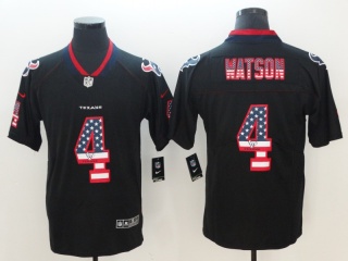 Houston Texans #4 Deshaun Waston USA Fashion Vapor Limited Jersey Black