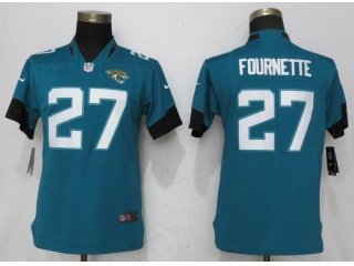 Womens Jacksonville Jaguars 27 Leonard Fournette Limited Jersey 2018 New Style Green