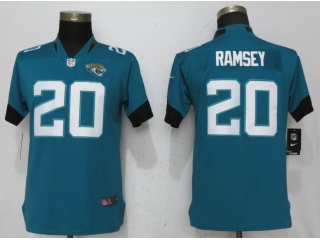 Womens Jacksonville Jaguars 20 Jalen Ramsey Limited Jersey 2018 New Style Green