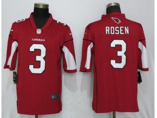 Arizona Cardinals 3 Josh Rosen Football Jersey Red Vapor Limited