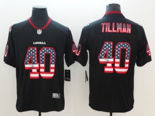 Arizona Cardinals #40 Pat Tillman USA Flag Vapor Limited Jersey Black