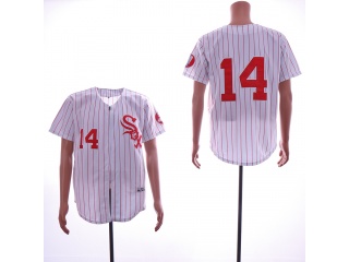 Chicago White Sox #14 Paul Konerko Pinstrip Throwback Jersey