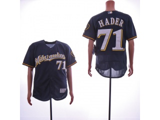 Milwaukee Brewers #71 Josh Hader Flexbase Jerseys Blue