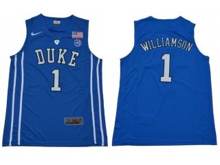 Duke Blue Devils 1 Zion Williamson College Basketball Jersey