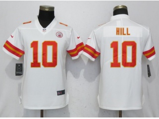 Women Kansas City Chiefs 10 Tyreek Hill Vapor Untouchable Limited Jersey White