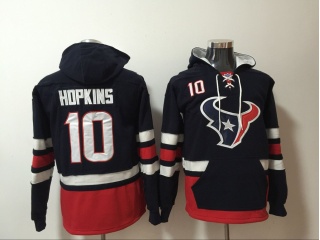 Houston Texans 10 DeAndre Hopkins Football Hoodie Black