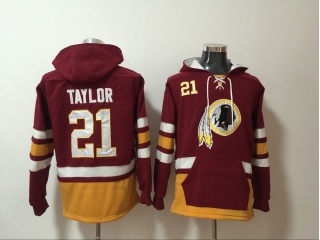 Washington Redskins 21 Sean Taylor Football Hoodie Red