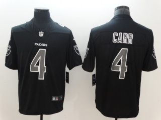 Oakland Raiders #4 Derek Carr Impact Vapor Untouchable Limited Jersey Black