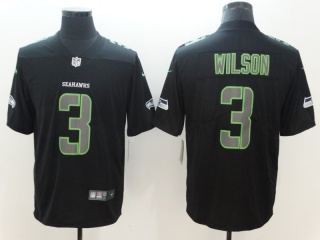 Seattle Seahawks #3 Russell Wilson Impact Vapor Untouchable Limited Jersey Black