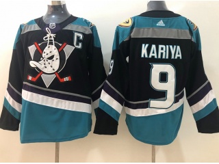 Adidas Anaheim Ducks #9 Paul Kariya BHockey Jersey Black