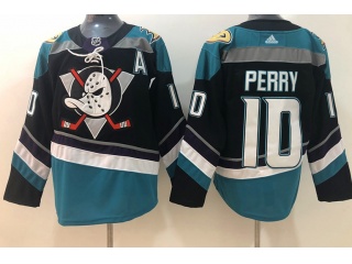 Adidas Anaheim Mighty Ducks #10 Corey Perry Hockey Jersey Black