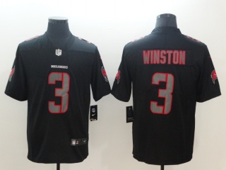 Tampa Bay Buccaneers #3 Jameis Winston Impact Vapor Untouchable Limited Jersey Black