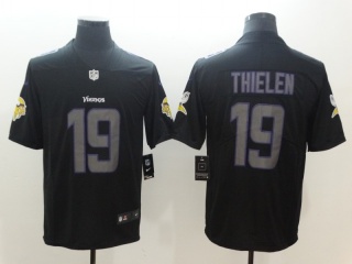 Minnesota Vikings #19 Adam Thielen Impact Vapor Untouchable Limited Jersey Black