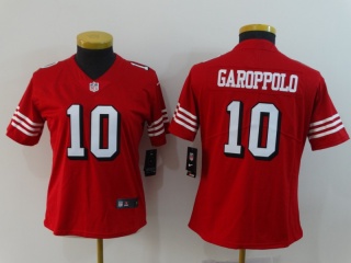 Woman San Francisco 49ers #10 Jimmy Garoppolo 2018 Vapor Untouchable Limited Jersey Red