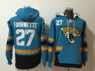 Jacksonville Jaguars 27 Leonard Fournette Football Hoodie Green