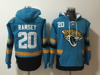 Jacksonville Jaguars 20 Jalen Ramsey Football Hoodie Green