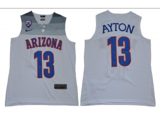 NCAA Arizona Wildcats 13 Deandre Ayton Basketball Jersey White