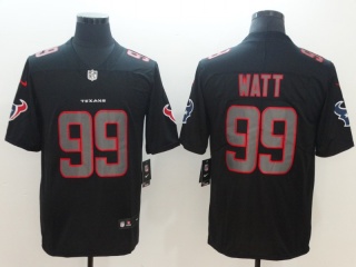 Houston Texans #99 J.J. Watt Black Vapor Untouchable Limited Jersey Impact