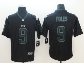 Philadelphia Eagles #9 Nick Foles Lights Out Vapor Untouchable Limited Jersey Black