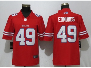 Buffalo Bills 49 Tremaine Edmunds Jersey Red Men's Vapor Untouchable Limited