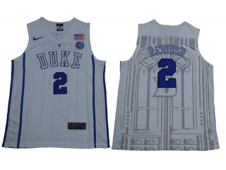Duke Blue Devils #2 Cameron Reddish College Basketball Jersey White